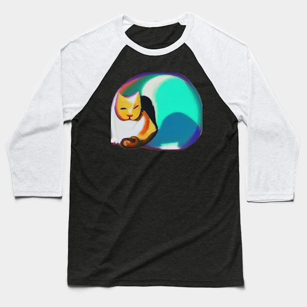 Egyptian cat Baseball T-Shirt by Ambition ,Art